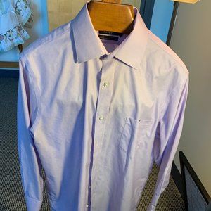 Black and Brown Mens Dress shirt XL light purple